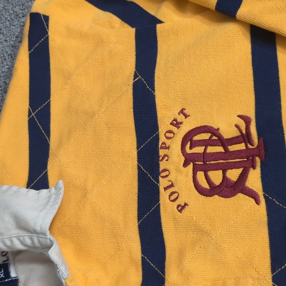 Vintage Polo Sport Ralph Lauren Rugby Shirt Size XL 2002 Embroidered Y2K - Picture 4 of 11